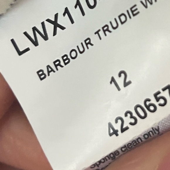 Barbour by Alexachung Trudie  Green Waxed Long Coat Jacket US 8 - Picture 15 of 16